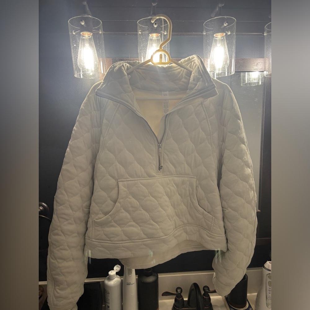 Lululemon Scuba Oversized Quilted Half Zip